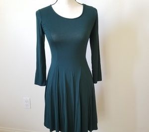 Forever 21 Women's Long Sleeve Skater Dress